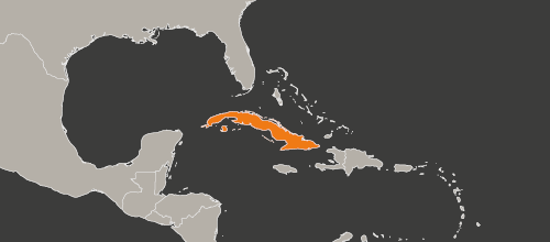 mapa kraju Kuba