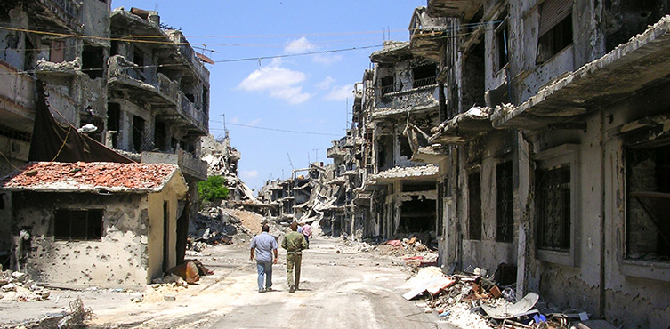 Ulica miasta Homs